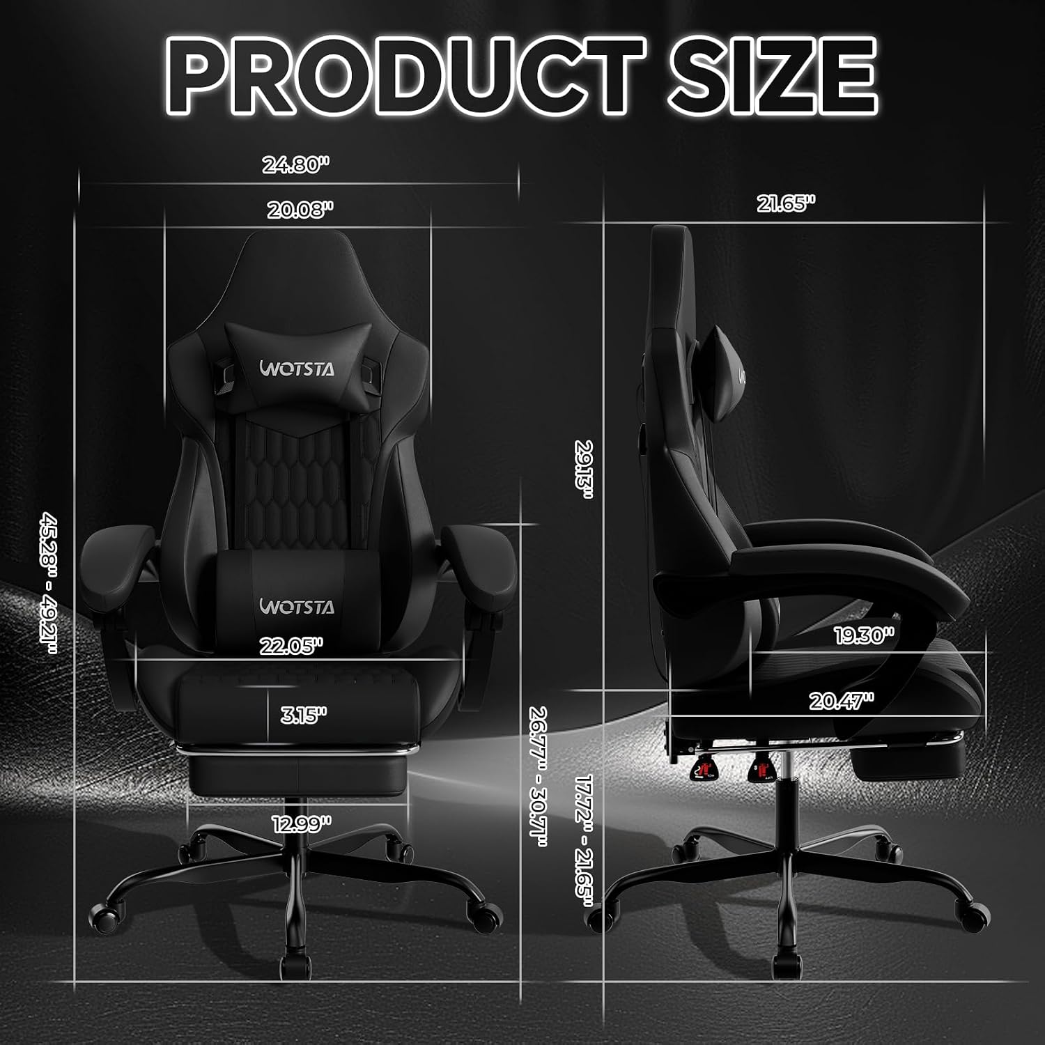 Gaming Chair with Footrest, Hi - đánh giá và giá Video Gaming & Esports Usd Acc