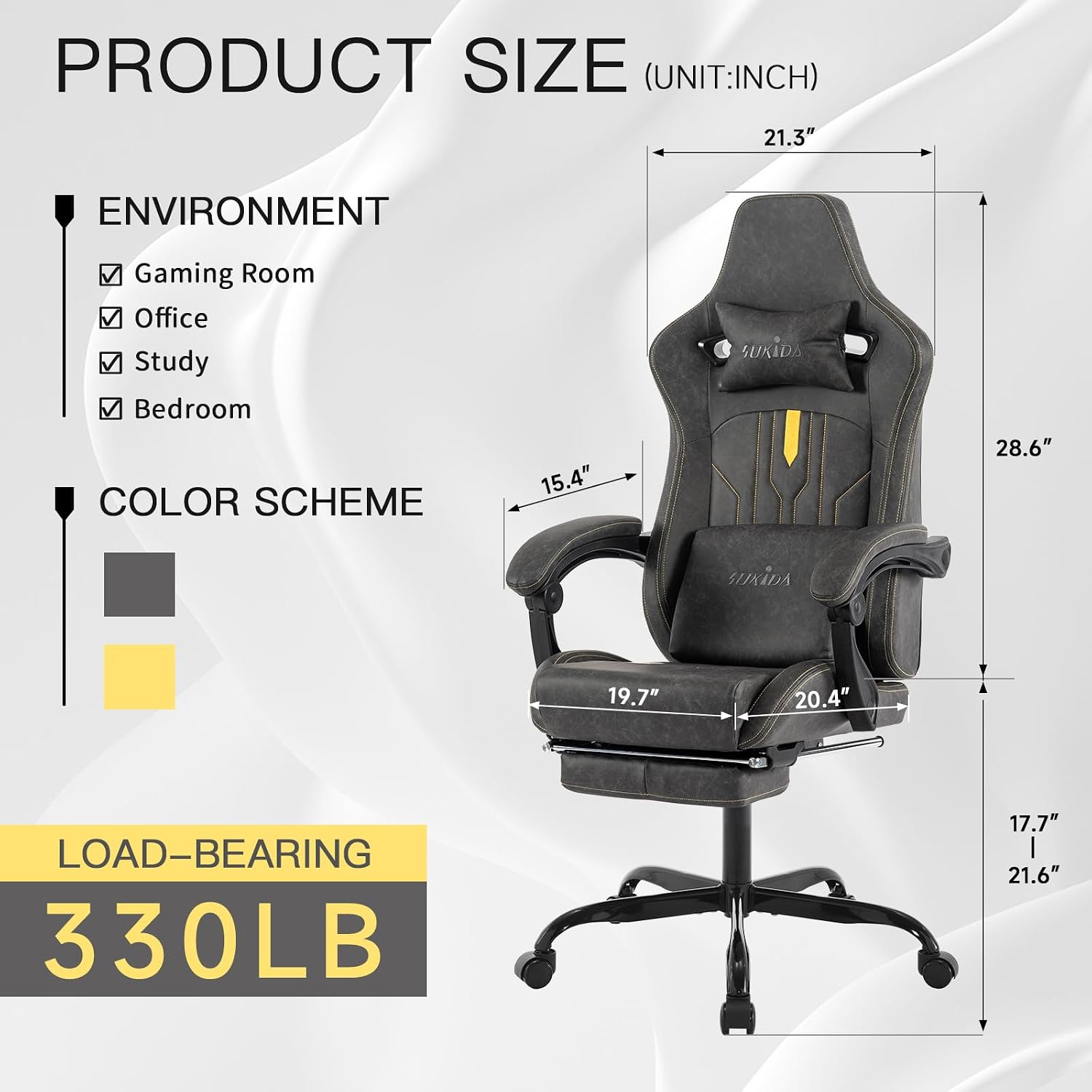 Gaming Chair with Footrest Erg - đánh giá và giá Video Gaming & Esports Usd Acc