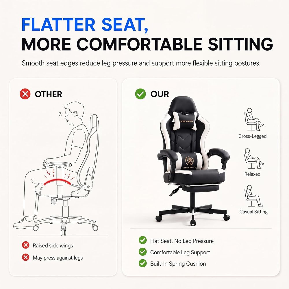 Desk Computer Gaming Chair - H - đánh giá và giá Video Gaming & Esports Usd Acc