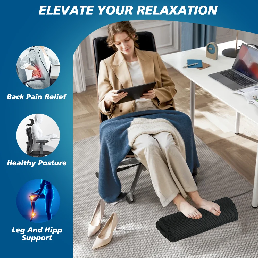 Memory Foam Office Foot Stool  - đánh giá và giá Footrest Under Desk